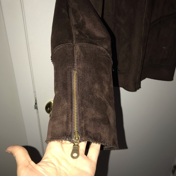 women’s charter club suede jacket coat medium - Picture 7 of 7